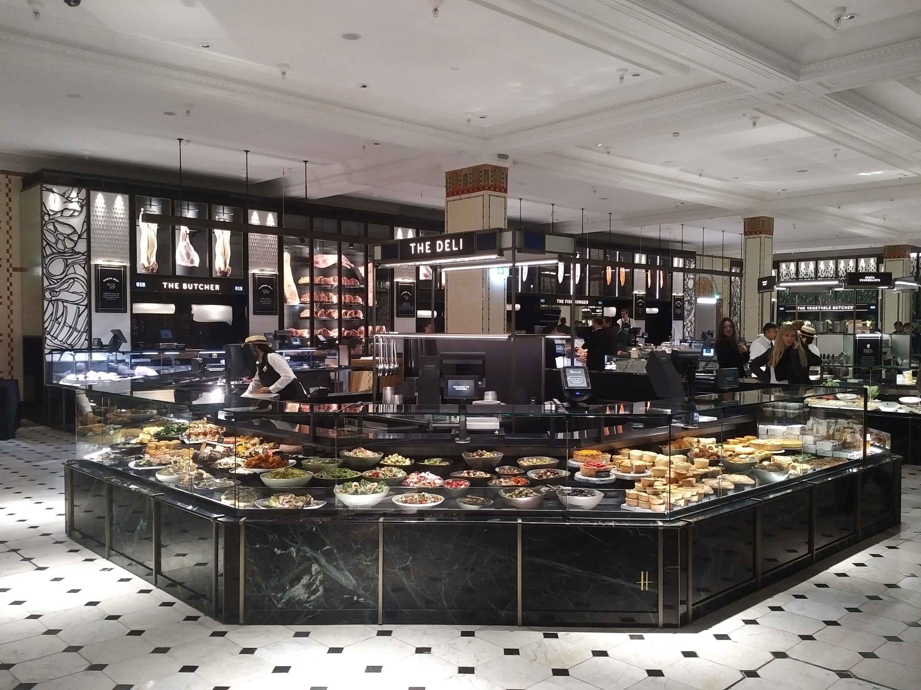 The iconic Harrods' Food Hall is furnished by Arneg - Arneg